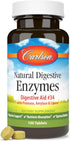 Carlson Natural Digestive Enzymes, Digestive Aid #34 with Protease, Amylase & Lipase, 100 Tablets