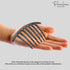 Parcelona French Twist Large 4" Celluloid Side Hair Comb Set of 2, No Slip Styling for Women