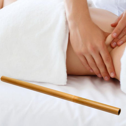 PawwJoy 42x2cm Bamboo Massage Sticks Gua Sha Tools for Waist Neck Back Pain Relief, Massager Tool for Relaxing Muscle