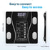 Intelligent Body Fat Scale, Digital Bathroom Scale, Connects to Mobile, Displays BMI, Body Fat, Muscle Mass