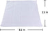 Glynniss 100% Cotton Dishcloths, Highly Absorbent Kitchen Dish Rags (11 x 11 Inches, 12 pcs, White)