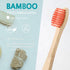 20 Pieces Kids Bamboo Toothbrushes, Soft Bristles, Manual Travel Toothbrushes for Children, 5.7 Inch, Individually