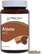HERBAL HILLS Arjuna Capsules (Terminalia Arjuna) | 120 Count (500 mg) | Wellness and Health Supplements