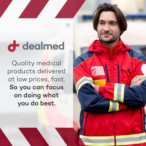 Dealmed Instant Hot Pack – Disposable Hot Packs for Injuries, Swelling, Sprains, Muscle Soreness – Pack of 6, 5" x 9"