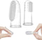 haakaa 2PK Silicone Baby Finger Toothbrush Set, 360º Bristle for Newborn Oral Gum Cleaning