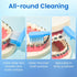Y-Kelin V-Shaped Orthodontic Toothbrush for Braces, Soft Bristle with Inter Dental Brush, 4 Count
