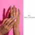 NAILOG Semi Cured Gel Nail Strips, 20 Extra Long Polish Stickers, Glossy & Long Lasting, Pink Leopard
