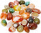 Polished Agate Stone, Colorful Rocks and Gems, Tumbled Real Crystals, Healing Stones, Reiki Decor (1lb)
