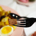 NATIONAL PAPER TRADING 200) Individuanlly Wrapped Heavy Weight Plastic (BLACK FORK