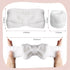 WSYUB Spa Headband and Wristband Set, Face Wash Headband, Makeup Skincare Headband Wrist Bands for Washing Face, White