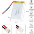 3.7V 1300mAh Battery 603465 Lithium Polymer Ion Rechargeable Li-ion Li-Po Battery with 2P PH 2.0mm Pitch Connector