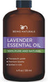 Lavender Essential Oil - Huge 4 FL OZ, 100% Pure & Natural, Premium Natural Oil with Glass Dropper