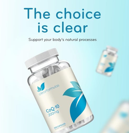 Quick Absorption CoQ10 200mg, Potent Antioxidant for Heart Energy and Aging Support, 200 Servings