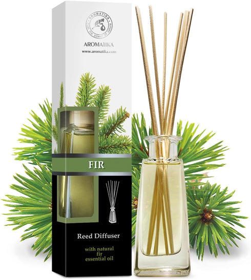 Pine Reed Diffuser - 3.4 Fl Oz, Fresh & Long Lasting Aroma, Great Room Air Fresheners, Gift Set
