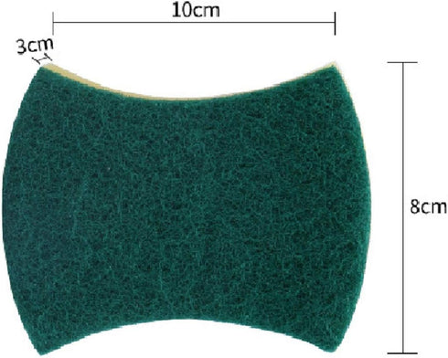 Sponge(Pack 24) Kitchen Cleaning Sponge,Eco Non-scratch for Dish,Scrub
