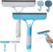 MVLIAST 3 in 1 Window Cleaning Scraper, 3 in 1 Window Cleaner Squeegee,