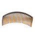 Yeshan 3.2" Plastic Hair Side Comb with Teeth Comb HairPin Clip for Women, Brown (12pcs)