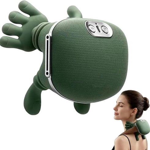 PARADISUS Neck and Shoulder Massager with Heat Cordless Deep Tissue Shiatsu Back Massager