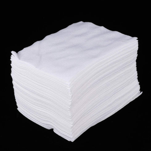 50pcs Body Art Disposable Wipe Paper - Cleaning Tool Towel Tissue, White Makeup Paper Towel