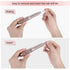 MelodySusie Portable Electric Nail Drill, PC120B Compact Efile Kit for Acrylic & Gel Nails, Gold