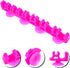 1Pcs Silicone Makeup Brush Holder, Cosmetic Brush Drying Rack with Suction Cup for Display Stand