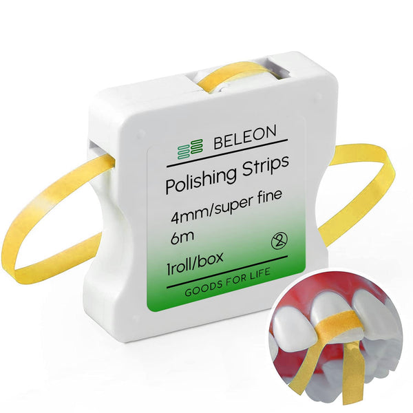 BELEON Dental Polishing Strips, Tooth Polisher Dental File for Teeth Sanding, Grinding, Deep Cleaning Tool
