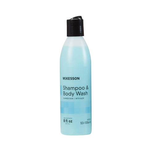 McKesson Body Wash and Shampoo with Aloe, Summer Rain Scent, 8 oz, 1 Count