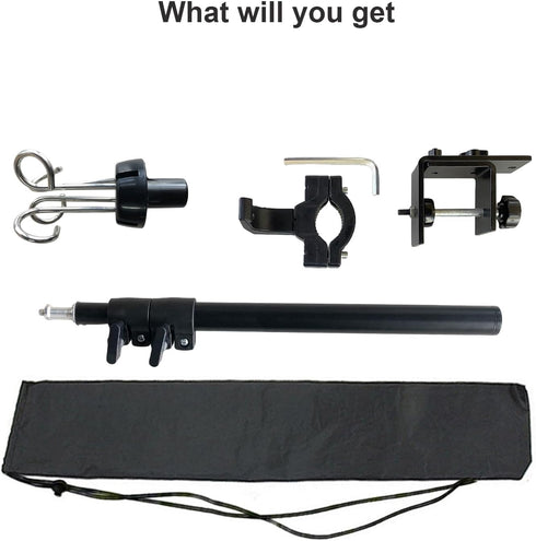 UISKOOPW (43 Inchs Portable IV Poles for Travel,IV Bag Pole Stand for Gravity Syringe,IV Pole,Feeding Tube