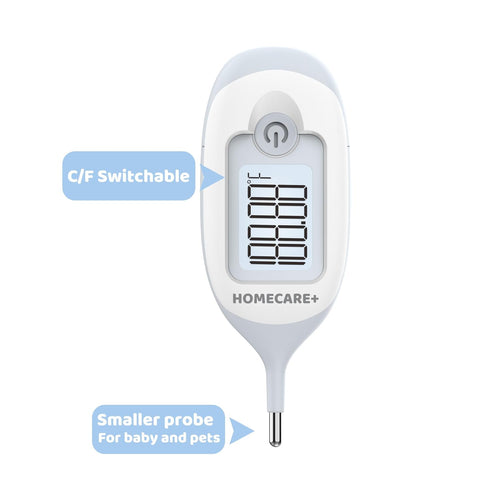 Pet Digital Thermometer Measure in 10s, Pet Rectal Thermometer, Contain 30 pcs Thermometer Covers