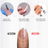 XUNXMAS Cuticle Trimmer and Remover with Pusher - Professional Stainless Steel Durable Pedicure Manicure Tools in Rose