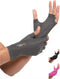 Copper Compression Arthritis Gloves, Fingerless Pain Relief Gloves for Men & Women, Hand Support Wrist Brace