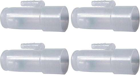 4 Pack Oxygen Adapter Enrichment Port Connector for CPAP Tubing Hose Model 1642