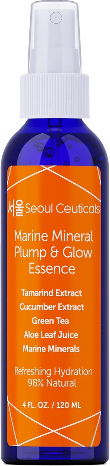 SeoulCeuticals Korean Skin Care Essence Toner, K Beauty Skincare Spray Mist with Cucumber Extract & Marine Minerals