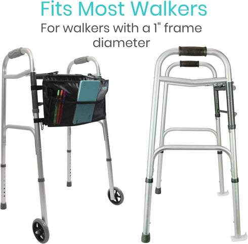 Vive Walker Wheels, Ski Glides, 6 PCS Accessories Covers for Seniors, Replacement Parts for Medical Roller