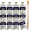 Tonic Traveler Mouthwash Minis (12 Pack) + Bamboo Toothbrush - Natural Alcohol-Free Mouthwash for Gum Health & Bad