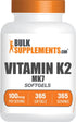 BulkSupplements.com Vitamin K2 Softgels - Vitamin K2 MK7, Vitamin Supplements - Gluten