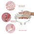 Makone Silver Princess Crown for Women, Crystal Crown for Bridal, Wedding, Pageant, Birthday, Party