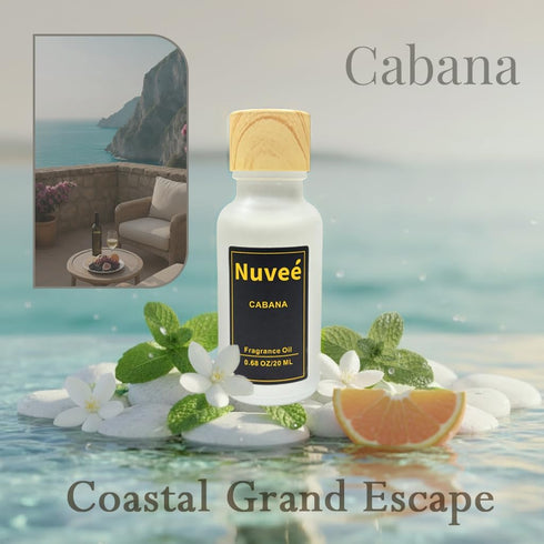 Nuve Set 4 20ml Set Hotel Collection Fragrance Oil - Inspired by Iconic Hotel Experiences - Luxury Oils for Waterless