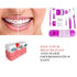 Portable Orthodontic Oral Care Kit - 2 Pack Travel Kit for Patients, Floss Wax Toothbrush Cleaning (Purple & Orange)