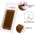 Volume Eyelash Extensions 0.07 C Curl, Faux Mink Self Blooming Colored Lash Extensions, 8-14mm (Blond 0.07-C)