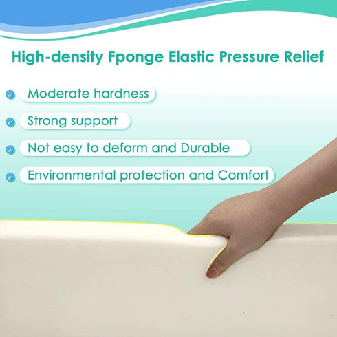 Set (1 2 Sleeping Wedge Pillow For Adults Seniors Post Surgery Wedge Pillow Bed Sore Prevention Patient Turning Foam