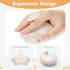 FREATECH 2-Pack Wheat Straw Shampoo Brush, Scalp Massager with Silicone Bristles for Hair Growth and Care