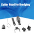 7Pcs Combination Cutter Head Set for Drain Cleaner, 16mm Manganese Steel Blades, 6 Cutter Heads & 1 Key