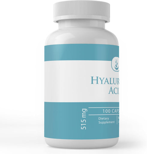 Pure Original Ingredients Hyaluronic Acid, 100 Capsules, No Additives or Fillers, Lab Verified