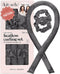 Kitsch Satin Heatless Curling Set - Overnight Hair Curlers for Heatless Curls, Charcoal