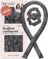 Kitsch Satin Heatless Curling Set - Overnight Hair Curlers for Heatless Curls, Charcoal
