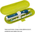 Plastic Electric Toothbrush Travel Case for Oral-B Pro Series, 2 Packs (Blue & Green)