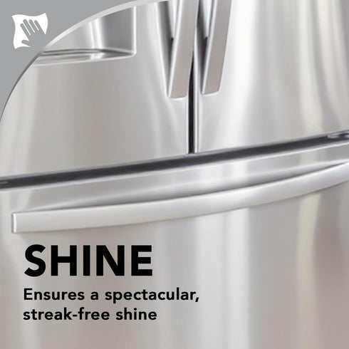 Weiman Stainless Steel Cleaner & Polish, Anti Fingerprint Spray Stainless Steel Cloth, Water Spots & Grease, No Streaks