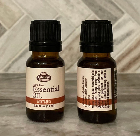 Fabulous Frannie Nutmeg 100% Pure, Undiluted Essential Oil 10ml (Pack of 1)