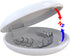 (2 Pack) Solid Orthodontic Retainer Case - White Retainer Case